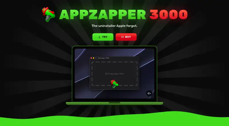 AppZapper 3000's website