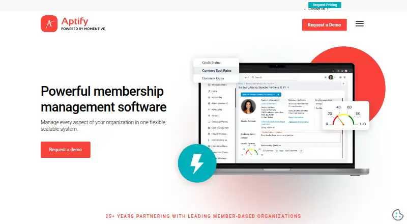 Aptify's website