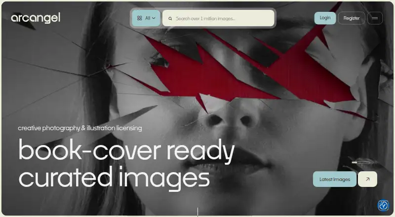 The Arcangel Images homepage