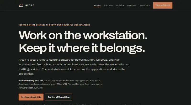 Arcen's website