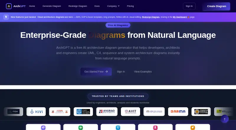 ArchGPT's website