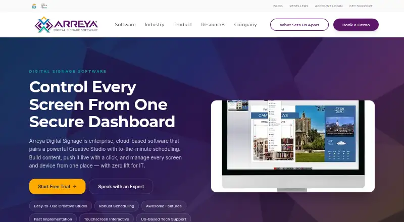 Arreya's website