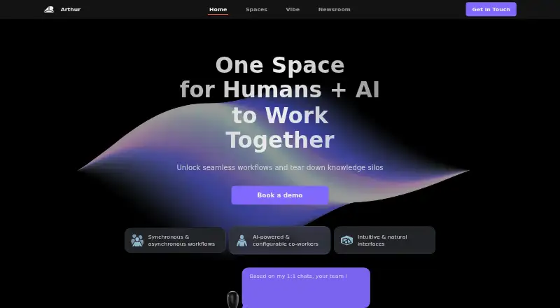 Arthur's website