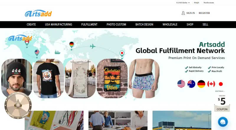 ArtsAdd's website