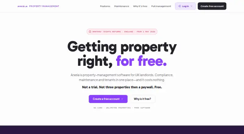 The Arxela homepage