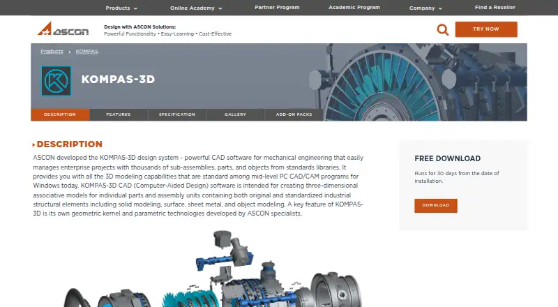 The KOMPAS-3D homepage