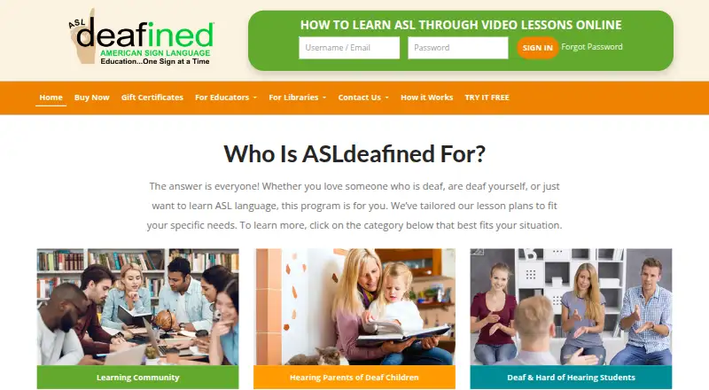 ASLdeafined's website