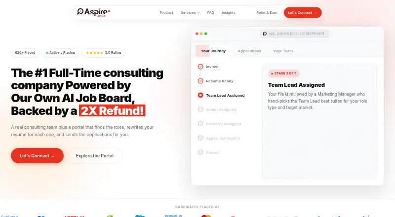 Aspire Jobs's website
