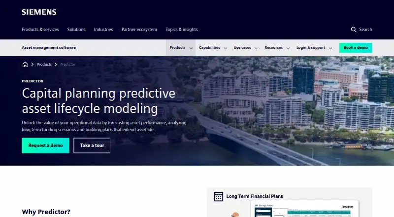 Siemens Predictor's website