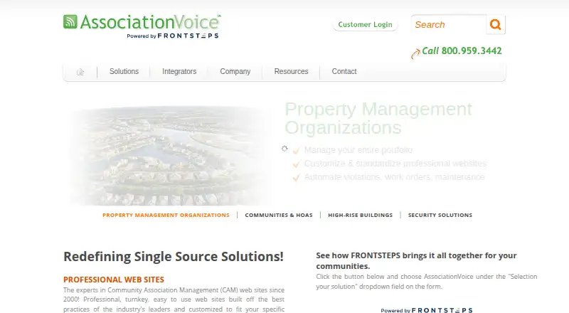 AssociationVoice's website
