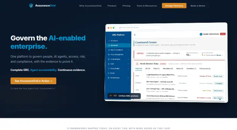 The AssuranceGrid homepage