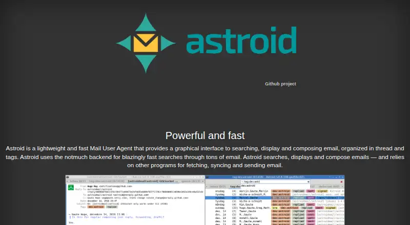 Astroid's website