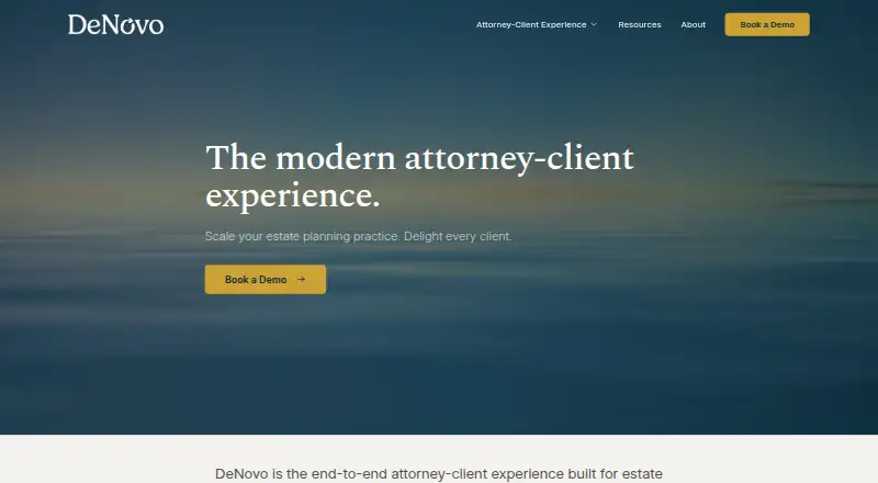 DeNovo's website