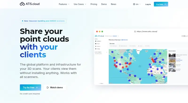 ATIS.cloud's website