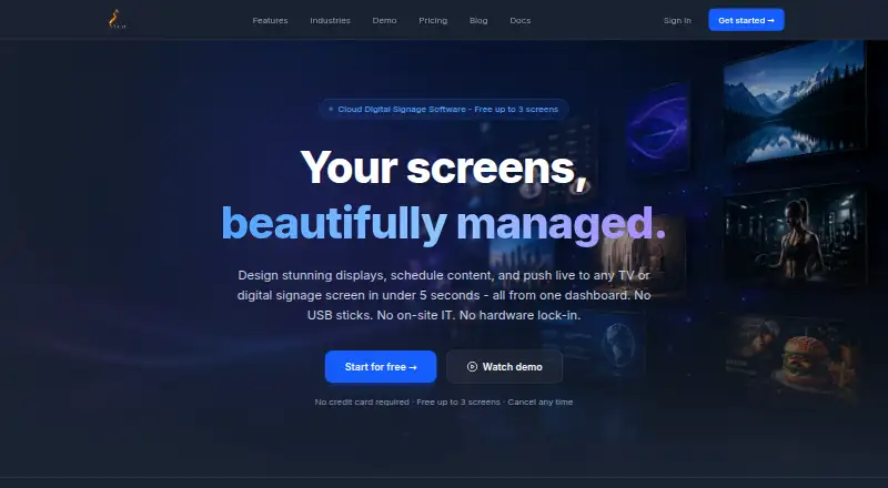 Atracast's website