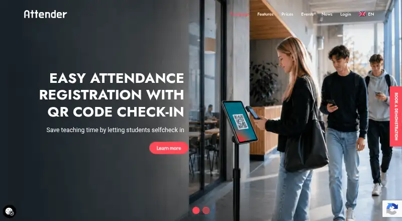 Attender's website