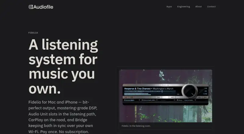 The Fidelia homepage
