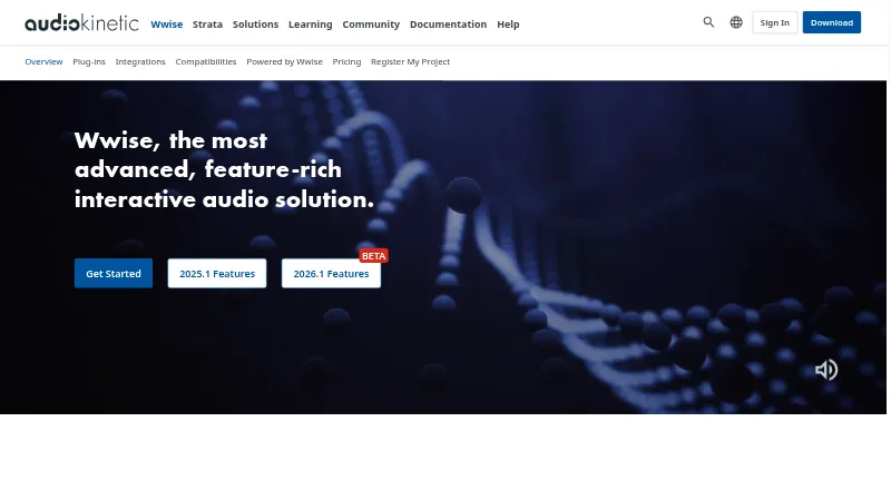 Audiokinetic Wwise's website