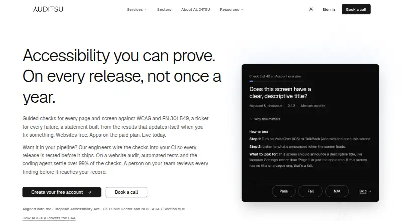 The Auditsu homepage