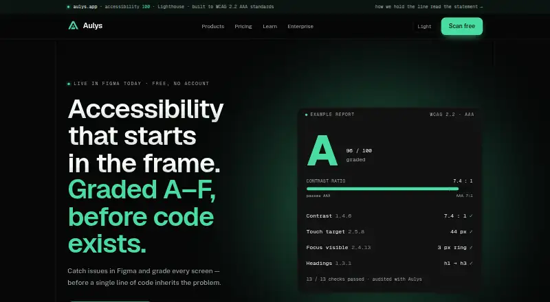 The Aulys homepage