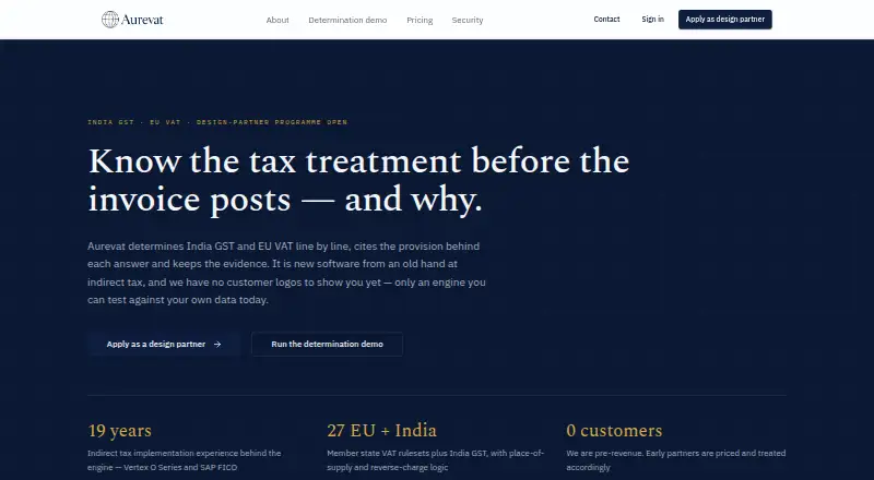 Aurevat's website