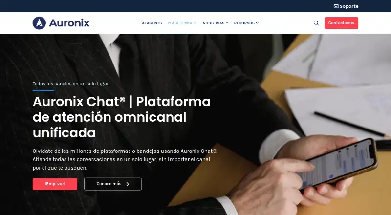 Auronix Chat's website