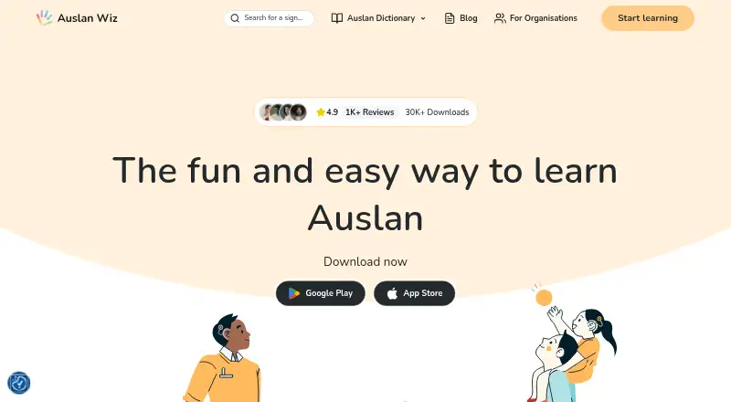 Auslan Wiz's website
