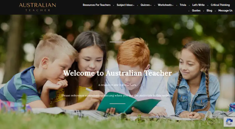 Australian Teacher's website