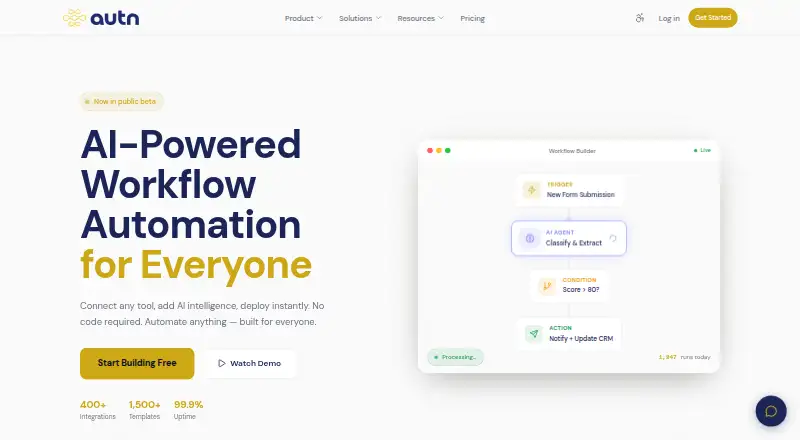 Autn's website
