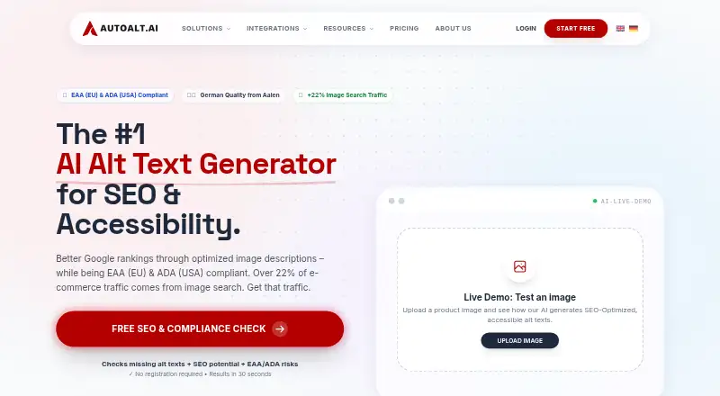 AutoAlt.ai's website