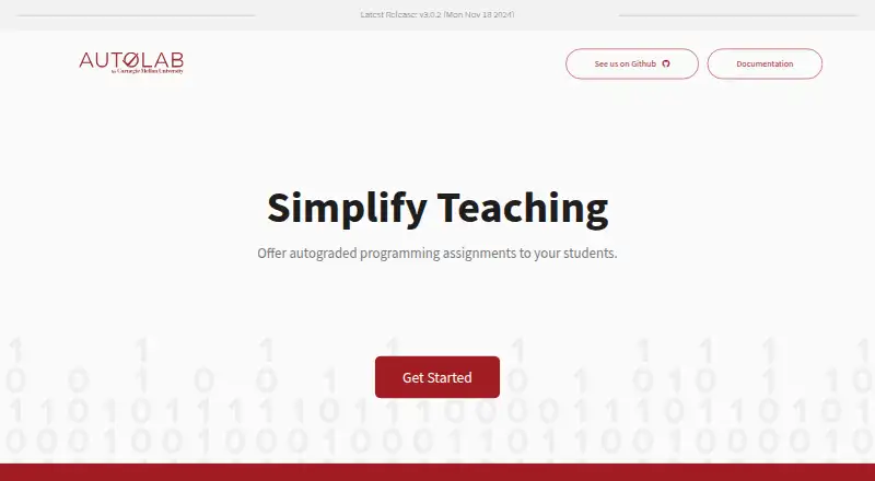 The Autolab homepage