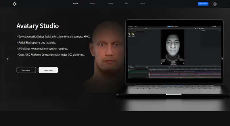 Facegood Avatary's website