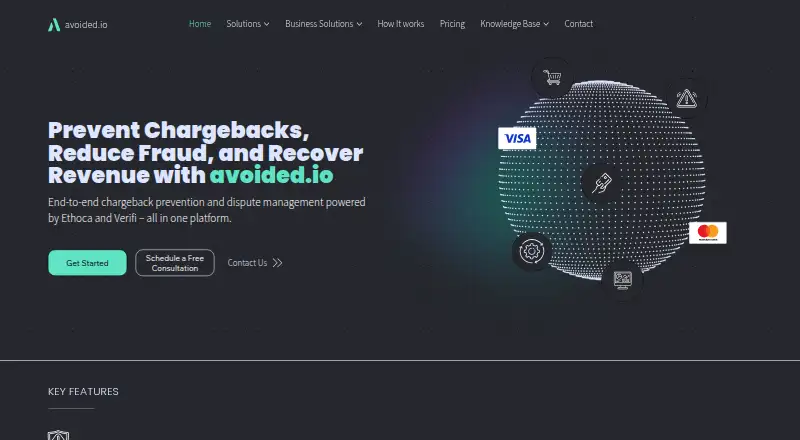 Avoided.io's website