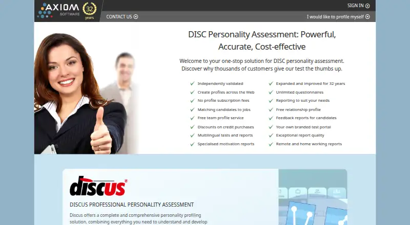Axiom Software's website