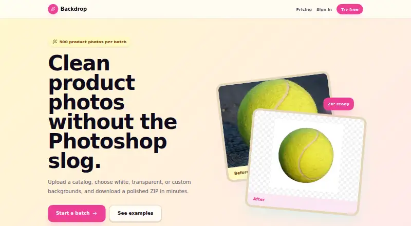 Backdrop's website