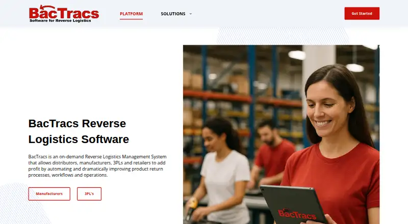 BacTracs's website