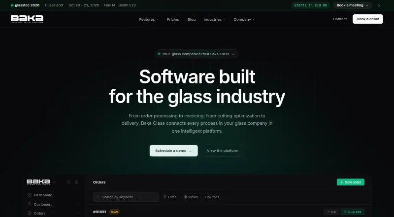 Baka Glass's website