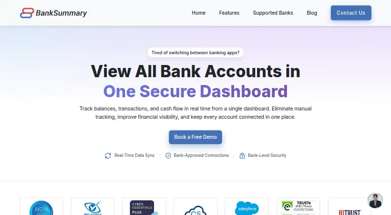 BankSummary's website
