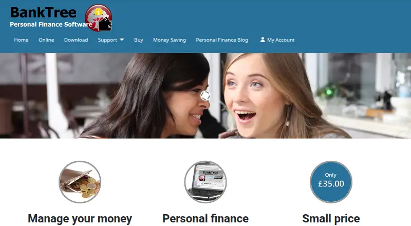 The BankTree Personal Finance homepage