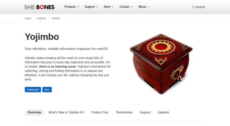 The Yojimbo homepage
