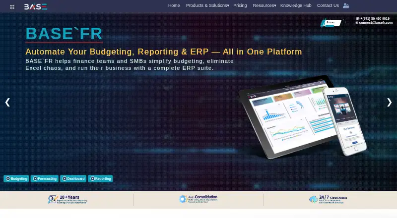 The BaseFR homepage