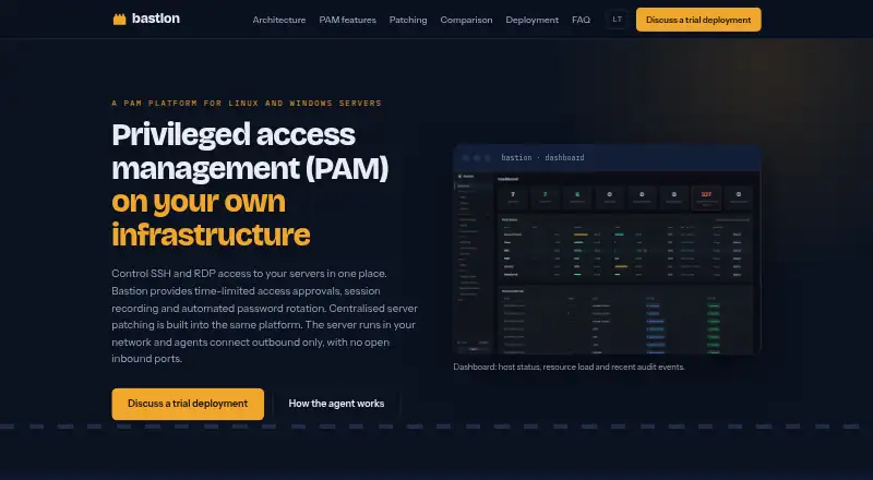 Bastion's website