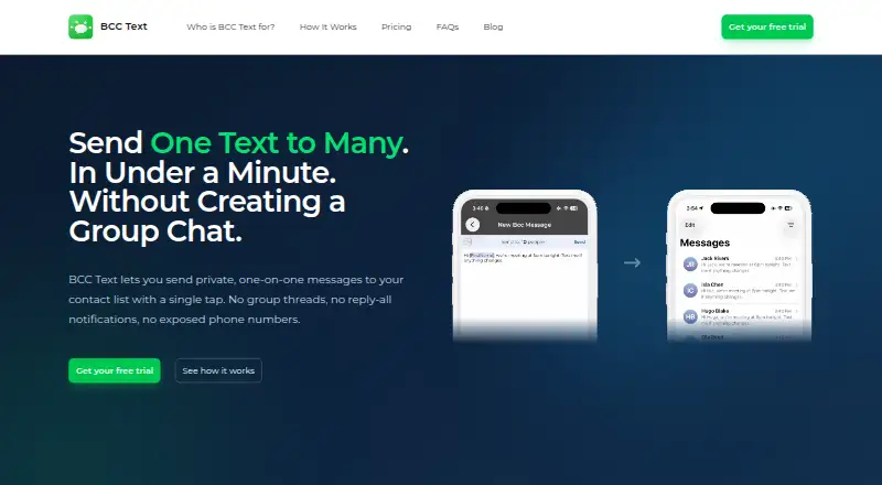 BCC Text's website
