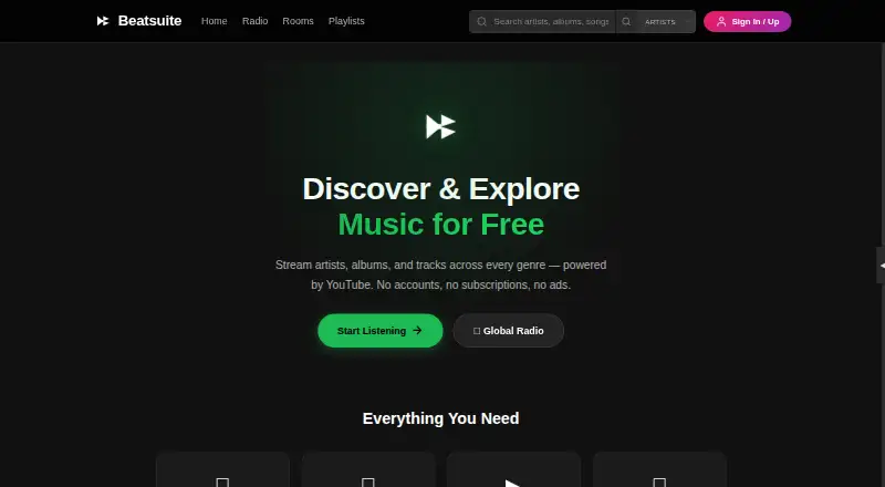 BeatSuite's website