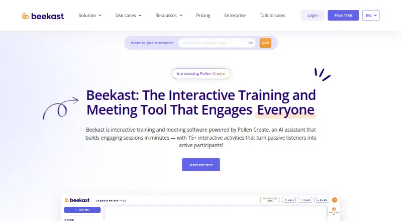 Beekast's website