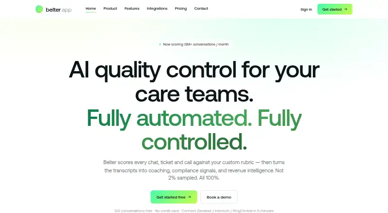 Belter's website