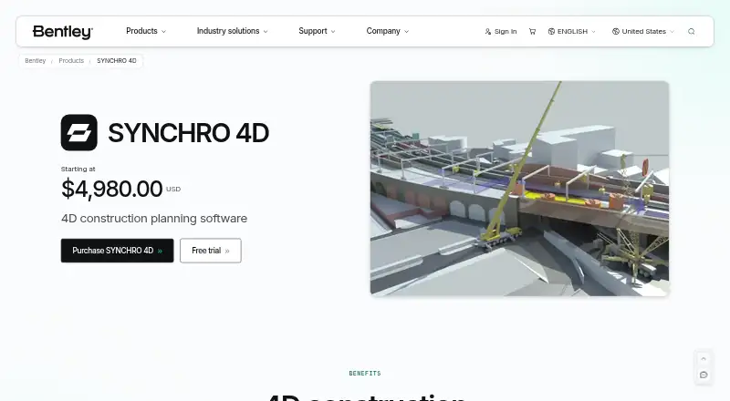 SYNCHRO 4D's website
