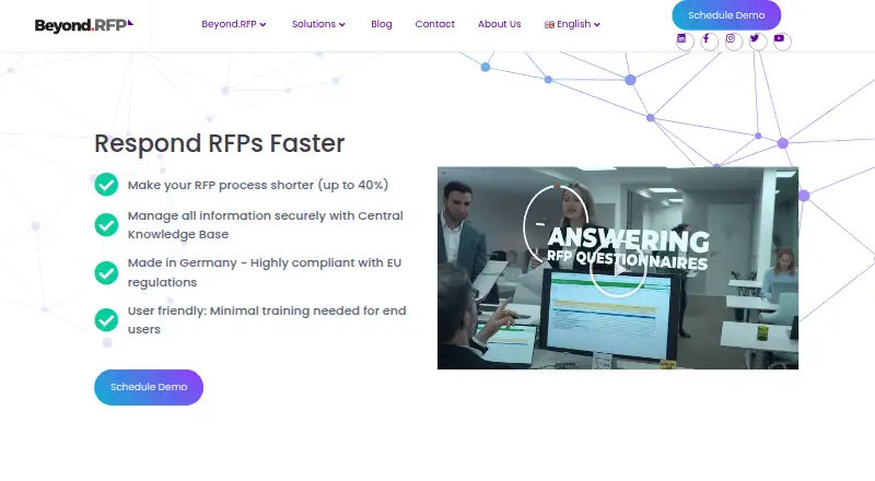 Beyond.RFP's website