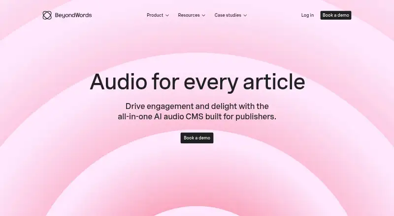 BeyondWords's website