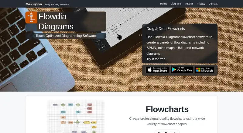 Flowdia Diagrams's website